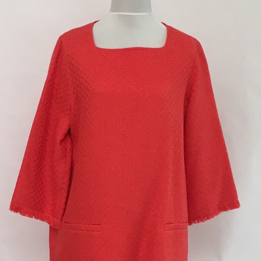 Ann Mashburn Shift Dress in a Burnt Orange